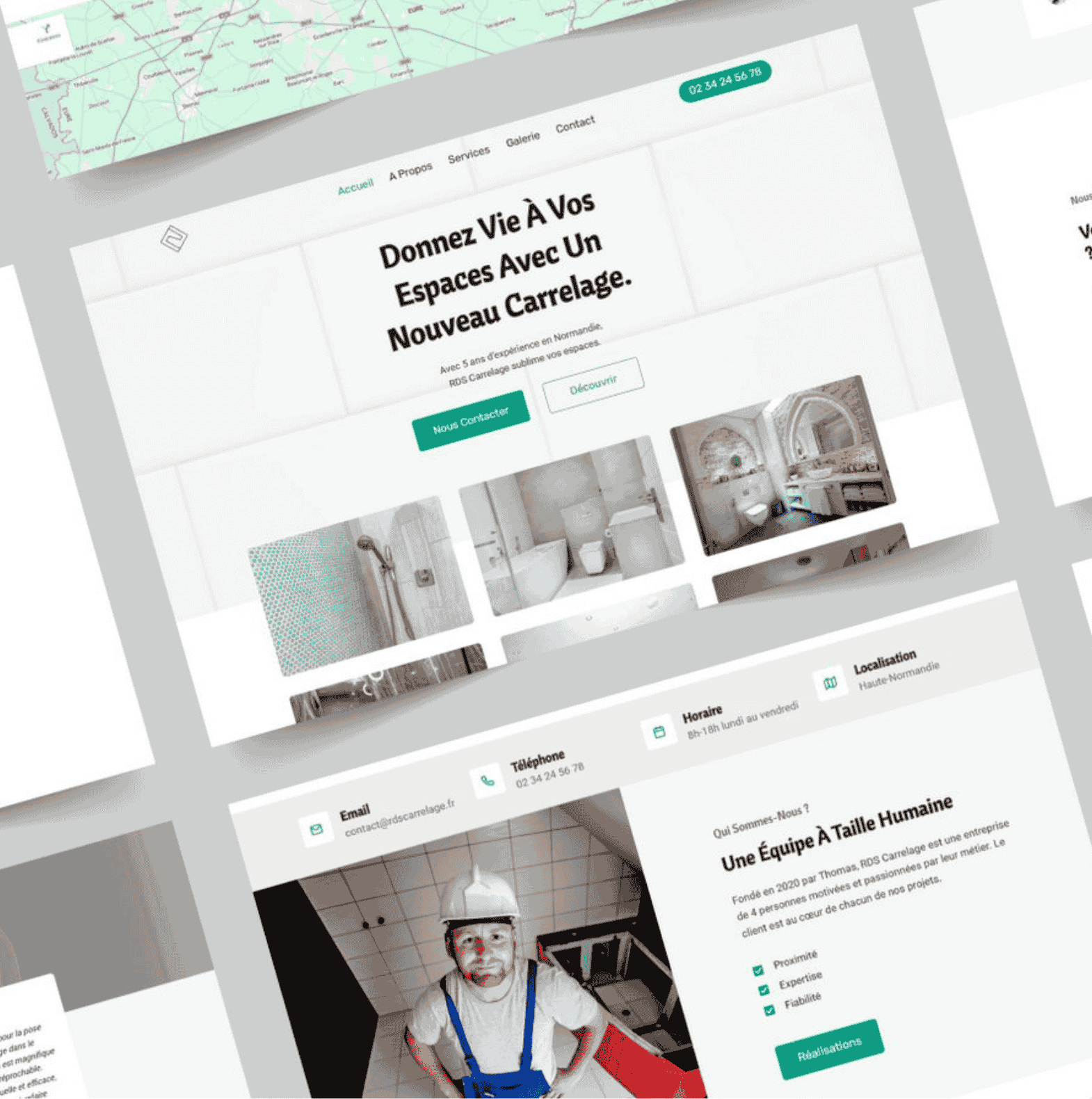 site internet pour une entreprise du bâtiment